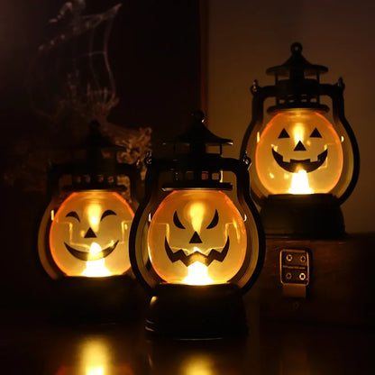 DIY LED Pumpkin Lantern Halloween Decoration